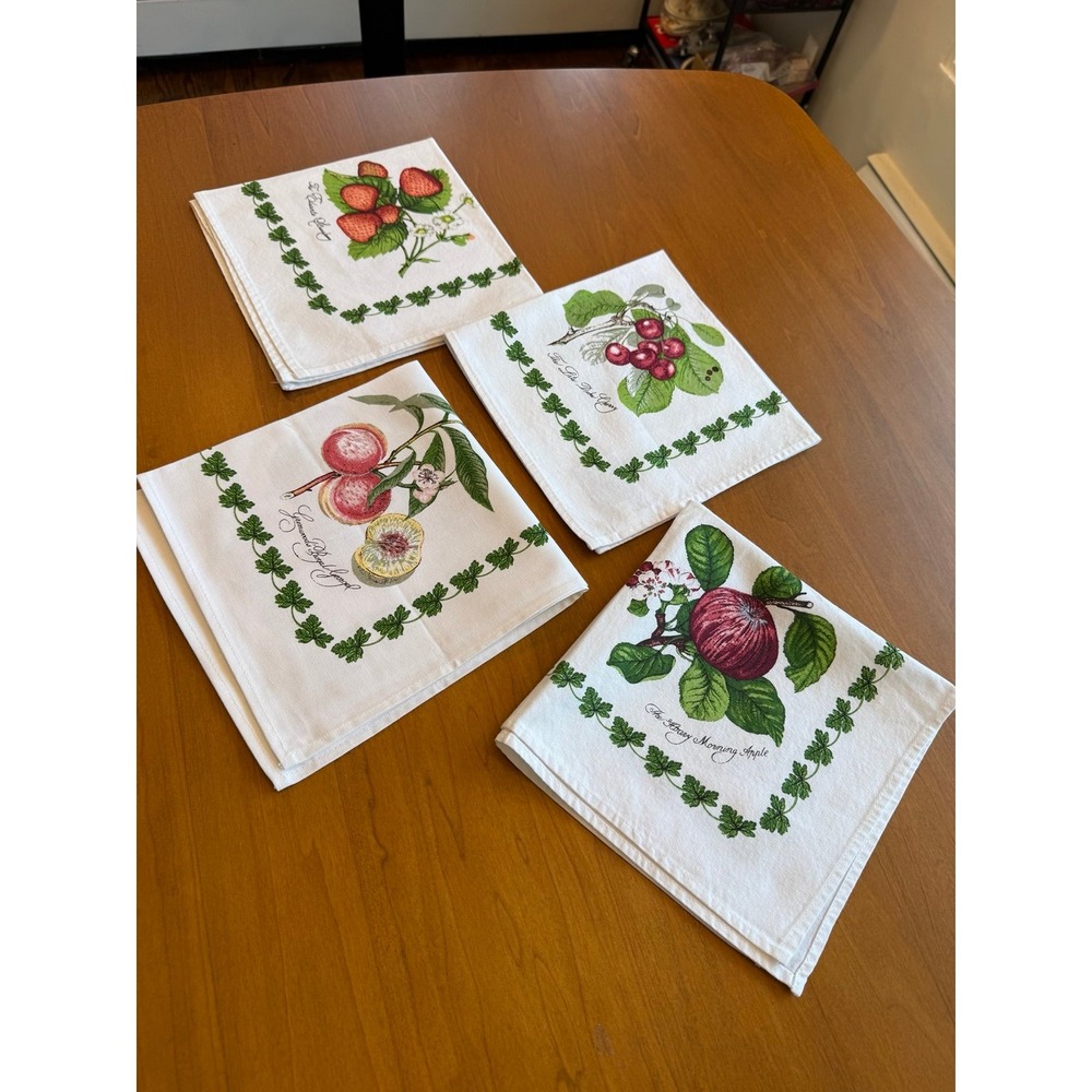 Portmeirion cloth napkin.  Set of 4